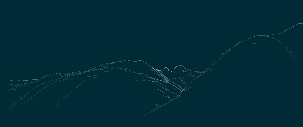 a ridge line sketch