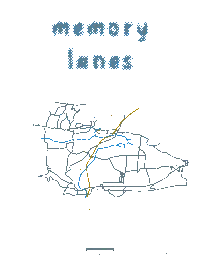 a network of roads in grey, with another fainter network behind, shown with dashed lines